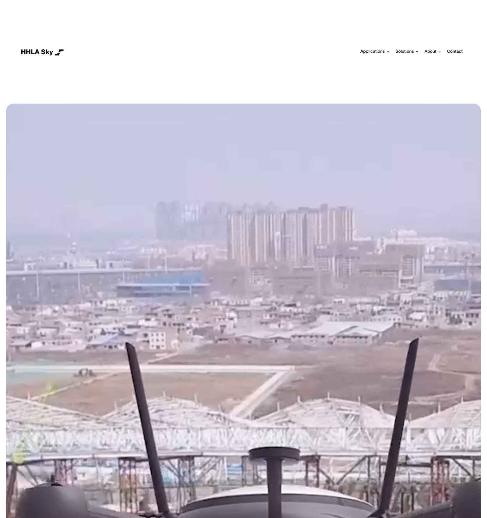 HHLA Sky website, live