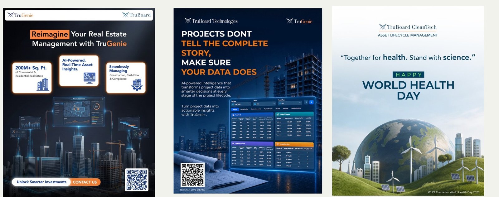 TruBoard product family campaign creative