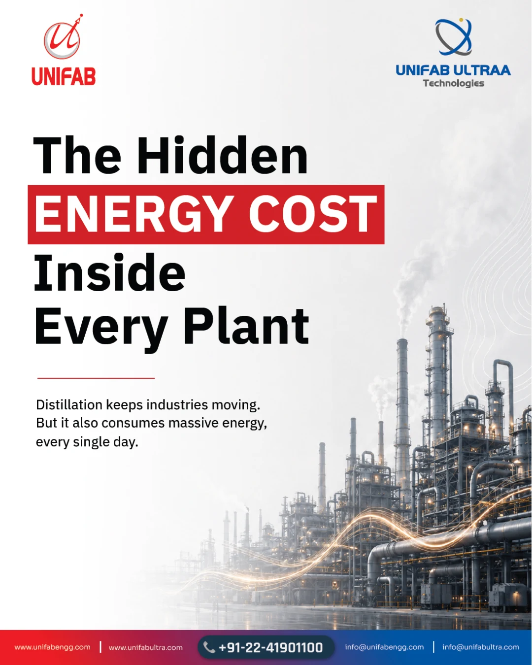 UNIFAB creative about hidden energy costs in industrial plants